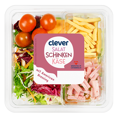 Salatschale Schinken & Käse, 280g Produktbild