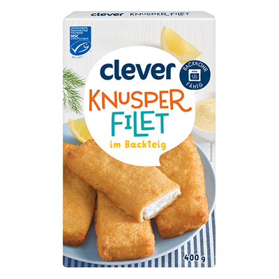 Knusperfilet im Backteig, 400g Produktbild