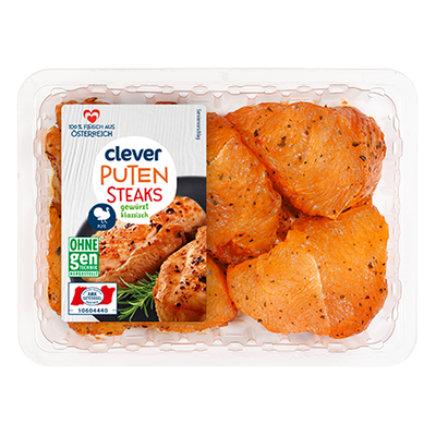 Putensteaks klassisch gewürzt, 350g Produktbild