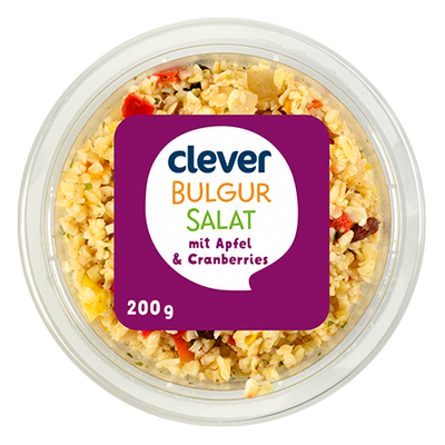 Bulgur Salat mit Apfel und Cranberries, 200g Produktbild