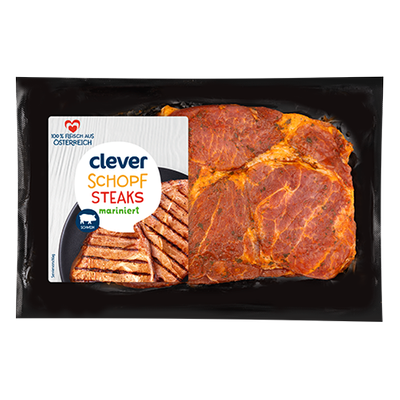 Schopfsteaks mariniert, 1kg Produktbild