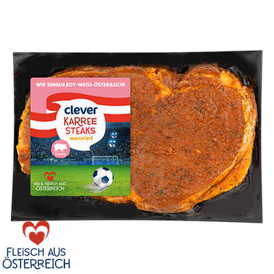 Karreesteaks mariniert, 1kg Produktbild