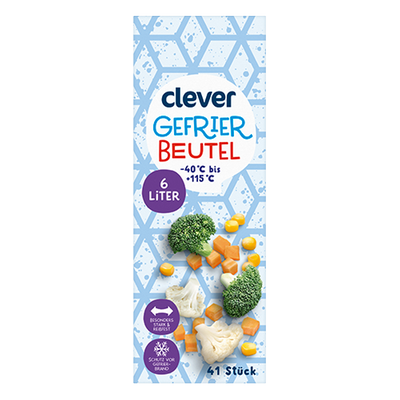 Gefrierbeutel 6L, 41 Stück Produktbild