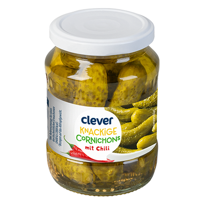 Cornichons Chili, 330g Produktbild