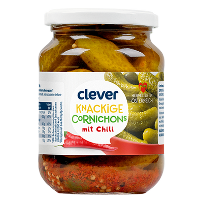 Cornichons Chili, 330g Produktbild