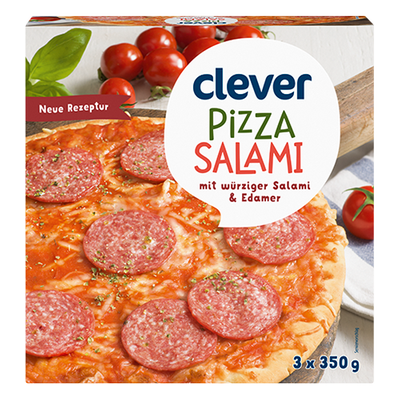 Pizza Salami 3 Stück, 1050g Produktbild