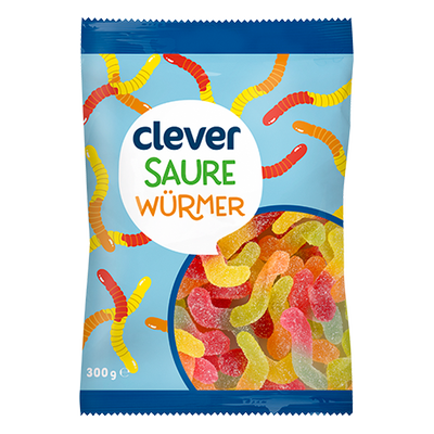 Bunte Würmchen, 300g Produktbild