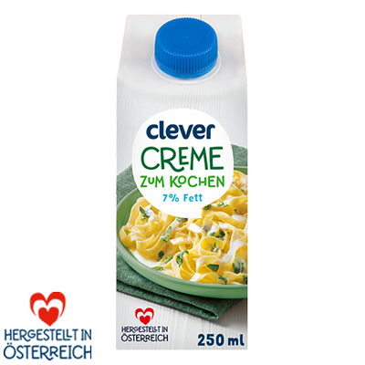 Kochcreme 7% Fett, 250ml Produktbild