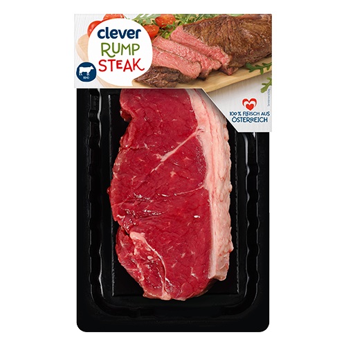 Rumpsteak vom Rind, 1kg | clever