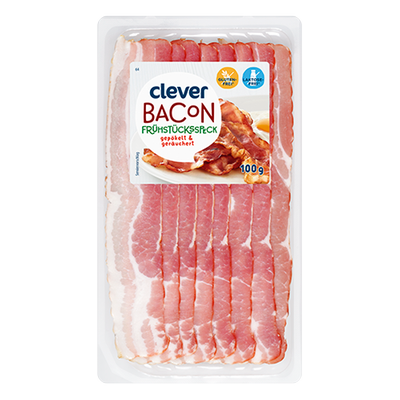 Bacon roh, 100g Produktbild