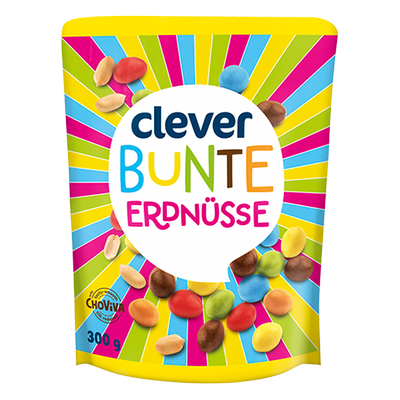 Bunte Erdnüsse, 300g Produktbild