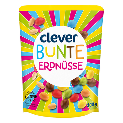 Bunte Erdnüsse, 300g Produktbild