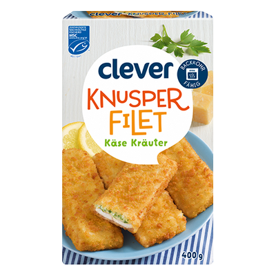 Knusperfilet Käse Kräuter, 400g Produktbild