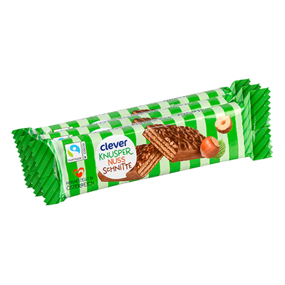 Knuspernussschnitte, 40g Produktbild