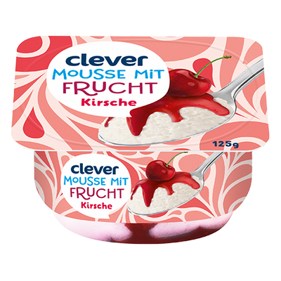Mousse mit Frucht Kirsche, 125g Produktbild