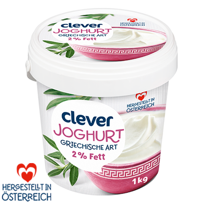 Joghurt nach griechischer Art, 2% Fett, 1kg Produktbild