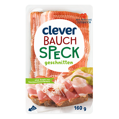 Bauchspeck geschnitten, 160g Produktbild