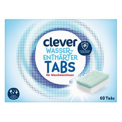 Wasserenthärter Tabs für Waschmaschinen, 60 Tabs Produktbild
