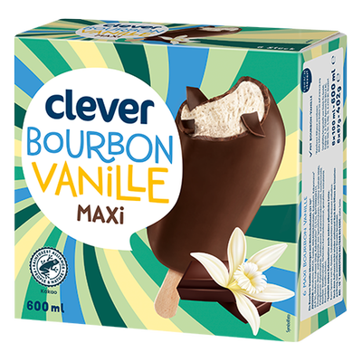 Maxi Bourbon Vanille, 6 Stück Produktbild