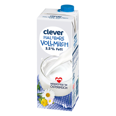 Haltbare Vollmilch 3,5% Fett, 1l Produktbild