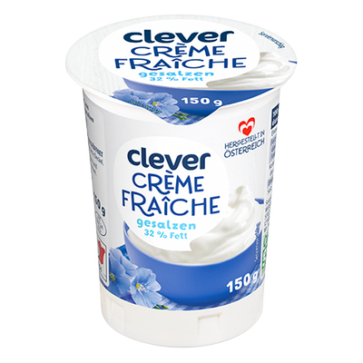 Creme Fraiche gesalzen 32% Fett, 150g Produktbild