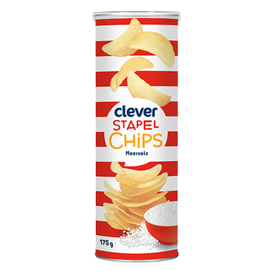 Chips-Stapel gesalzen, 200g Produktbild