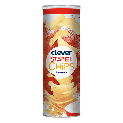 Chips-Stapel gesalzen, 200g Produktbild