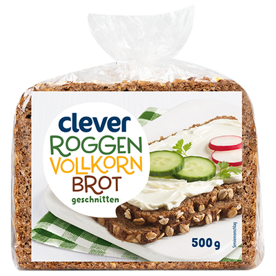 Geschnittenes Roggenvollkornbrot, 500g Produktbild