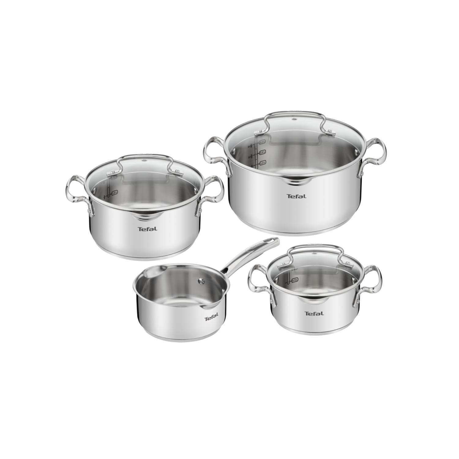 7-teiliges Topfset DUETTO+