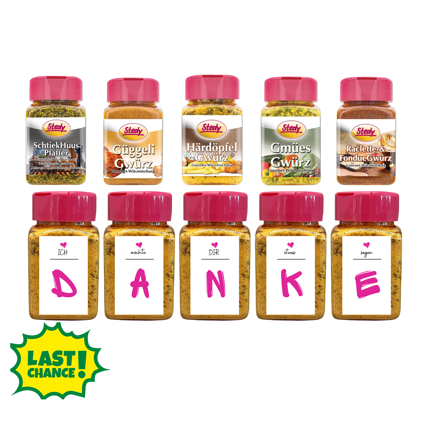5er Danke-Set