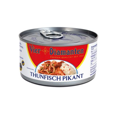 Bild von Vier Diamanten Thunfisch Pikant