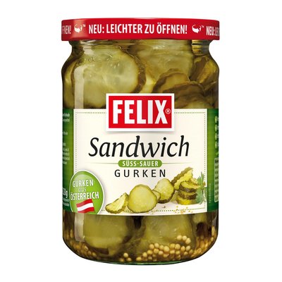 Bild von Felix Sandwichgurken mild süß-sauer