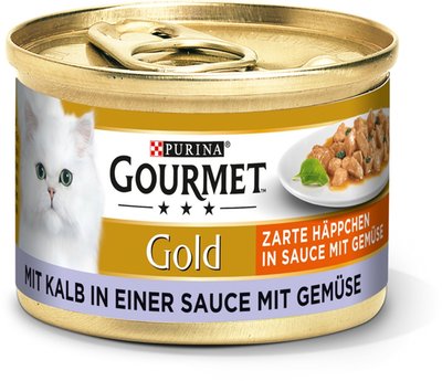 Image of Gourmet Gold Häppchen Kalb & Gemüse