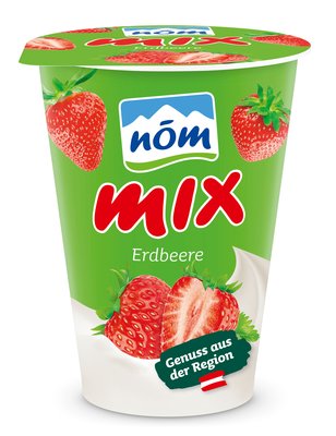 Bild von nöm mix Erdbeere Fruchtjoghurt