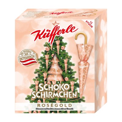 Bild von Küfferle Schirmchen Roségold 12er