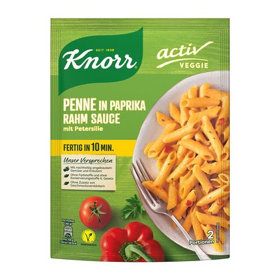Bild von Knorr Veggie Penne in Paprika Rahm Sauce