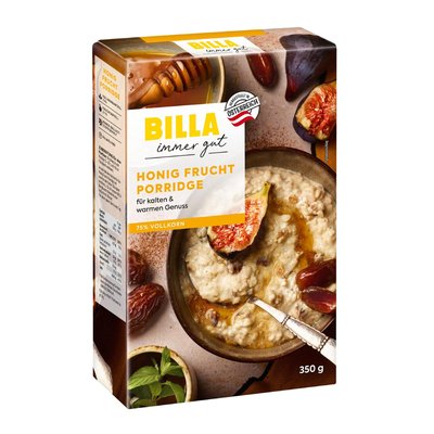 Image of BILLA Honig Frucht Porridge