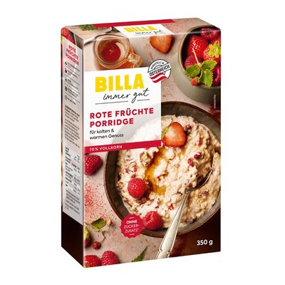 Image of BILLA Rote Früchte Porridge
