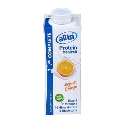 Bild von Allin Complete Protein Joghurt Orange