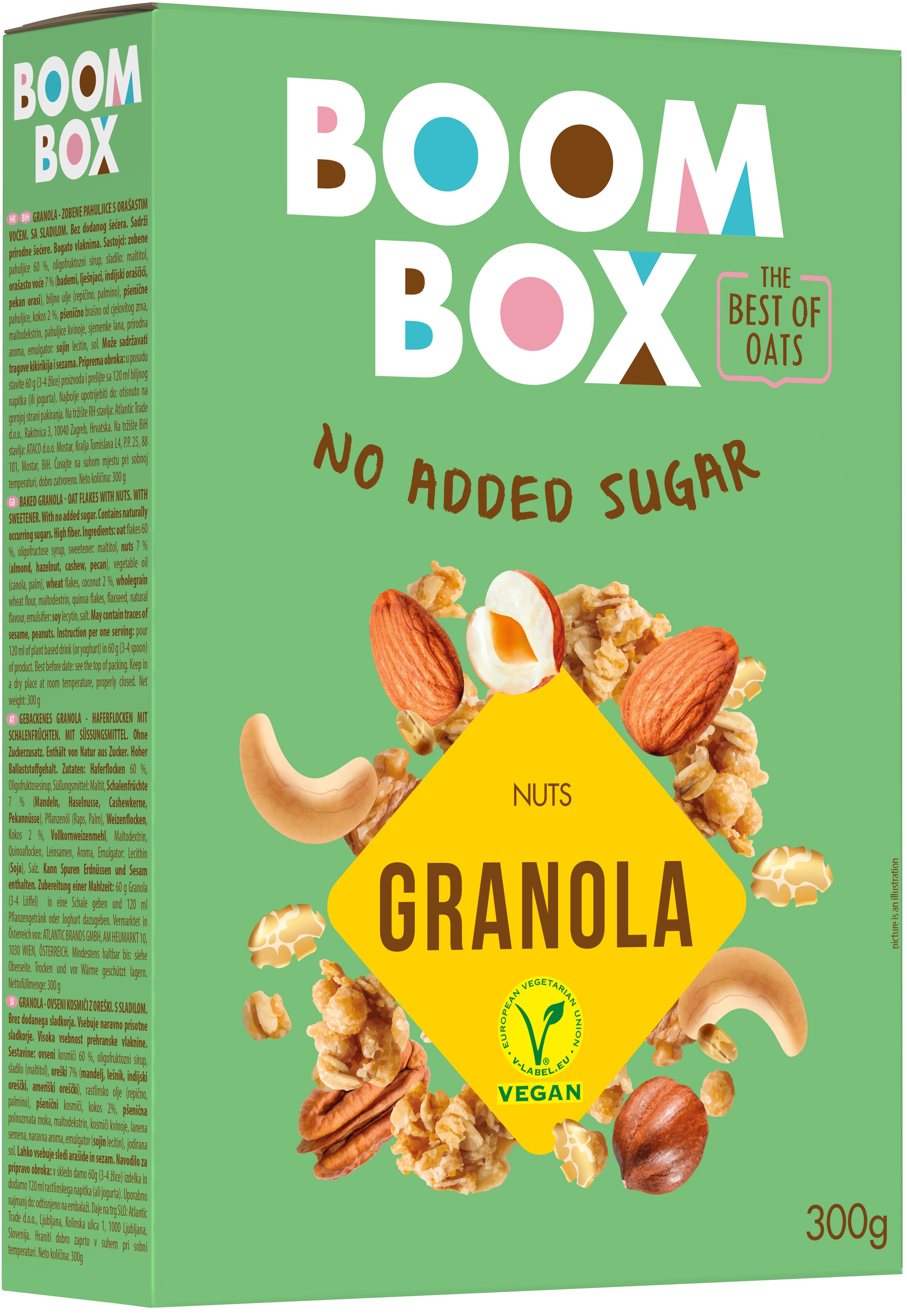 Boombox Granola Almond, Cashew & Pecan BILLA Online Shop