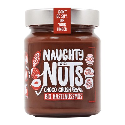 Image of NAUGHTY NUTS BIO HASELNUSSMUS CHOCO