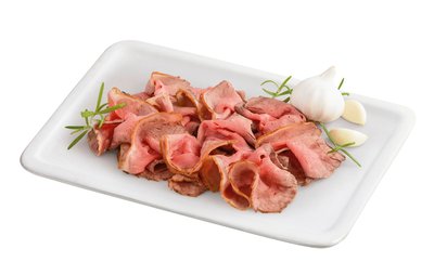 Bild von Roastbeef geschnitten
