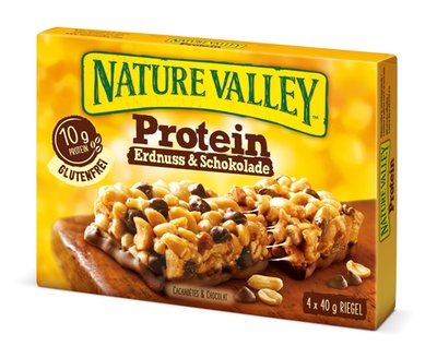 Bild von Nature Valley Protein Erduss und Schokolade