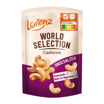 Image of Lorenz World Selection Cashews Unsalted