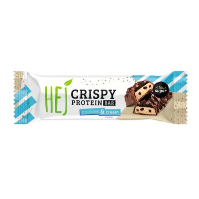 Image of HEJ Cookies & Cream Crispy Protein Bar