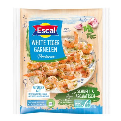 Bild von Escal White Tiger Garnelen Provence