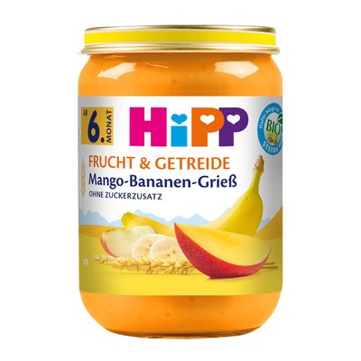 Image of Hipp Mango-Bananen-Grieß