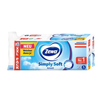 Bild von Zewa Simply Soft Reinweiß