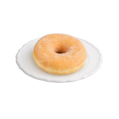 Bild von Donut mit Vanillecremefüllung