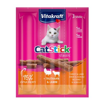 Bild von Vitakraft Cat-Stick Mini Truthahn & Lamm